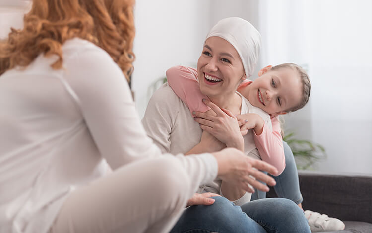 personne atteinte d'une maladie